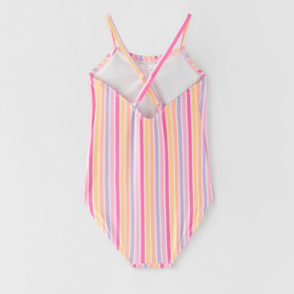 Zara Striped Swimsuit - Picture 2 of 5